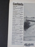 Rail Enthusiast 1985 January Tubeliner Cab Ride Ilford EMU depot revisited