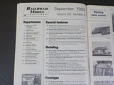 Railroad Model Craftsman Magazine 1995 September Modeling SP SD39 Heisler drawin