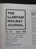Llanfair Railway Journal #83 April 1982 Re-opening to Welshpool