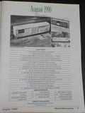 Model Railroading 1990 August Santa Fe GE B23-7 Benchwork Art of airbrushing Rai