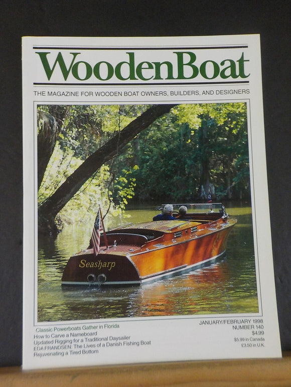 Wooden Boat Magazine #140 January February How to carve a nameboard