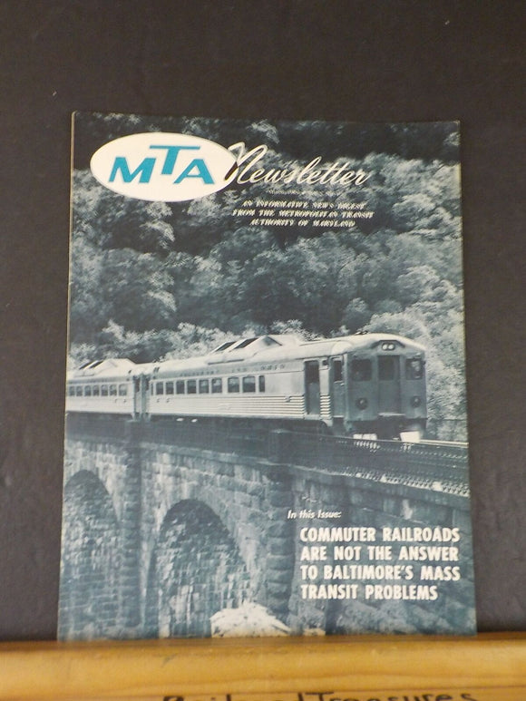 MTA Newsletter V2#4 March 1965 An informative news digest from the Metropolitan