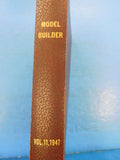 Model Builder Suckert Style Binding Volume 11 1947  8 issues