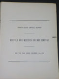 Norfolk and Western Railway Annual Report 36th Year ended December 31 1931  MAP