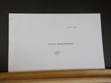 Track Chart Newport News / Norfolk   Stapled  Approx 14 X 8.5 inches