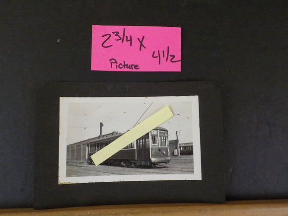 Photo Philadelphia Rapid Transit #5309 Rte 8 PRT 2 5/8 X 4.5 photo on 4X6 B&W