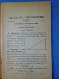 ICS Structural Trigonometry #3065 Lot of 2 booklets Part 1 and 2
