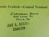 R&LHS Bulletin Railroad History #58A Vermont Central Central Vermont