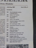 Continental Modeller 1987 July/August 1987 Vol IX #4 Indian narrow gauge Baden P