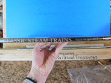 Classic Steam Trains By Nils Huxtable w/ Dust Jacket 1998 Oversize