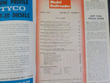 Model Railroader Magazine 1962 April Plans & Photos Scenery at Pit River