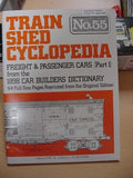 Train Shed Cyclopedia #55 Freight Passenger cars 1898