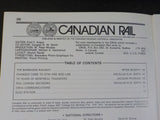 Canadian Rail #403 1988 March-April Barbados Ralway GTW & Soo Elko Station