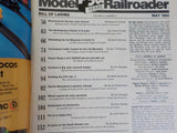 Model Railroader Magazine 1984 May Wheel reports for easy operation Expanding Up