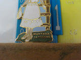 Jaycees Montana Girl In White Hat Standing Next To Brown Rail Fence .PIN