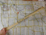Chicago Burlington & Quincy Railroad Company Annual Report 1924 Foldout map
