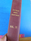 Railroad Model Craftsman Magazine Bound Volume 31 1962-1963 RMC 12 issues