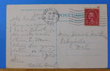 Postcard Baltimore and Ohio Depot Wheeling WV Card # 10656 Postmark 1926