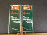 Nashville Chattanooga & St Louis Ry public timetable 1957 Spring NC&StL