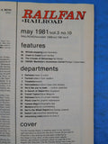 Railfan & Railroad Magazine 1981 May Coast to coast by Rail L&N U25Bs Campaign t