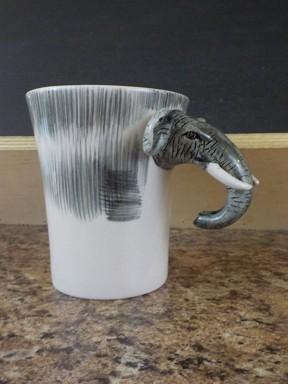 Pier 1 Elephant Coffee Tea Mug Cup