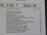 Rails Northeast 1977 July Lincoln Tower Passenger Car interiors