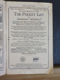 Pocket List of Railroad Officials #292 1967 4th quarter