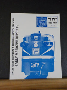 Nickel Plate Road Historical Society Vol 1 & 2 book Early Magazine Reprints