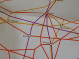 Map Northeast and Midwest  Industry Structure Competitive Freight Service 1975