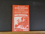 Thomas Cook European Timetable 1993 Winter Rail Services September 26 October 31