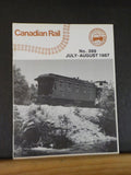 Canadian Rail #399 July August 1987 T&NVR last run Edmonton Yukon and Pacific Ry
