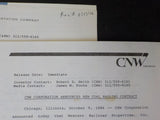 Chicago and North Western Transportation Company Lot of Load Release + more CNW
