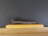 Railroad Spike Pickering Valley R.R. on Wood Base