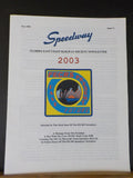 Speedway Newsletter Lot of 3 Floridia East Coast Railway Society 2003,2004