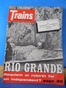 Trains Magazine 1965 April Rio Grande Government ownership of the rails