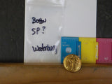 Button SP Southern Pacific? Waterbury Gold in color  Large