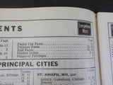 Burlington Route System Public Timetable 1956 May-October