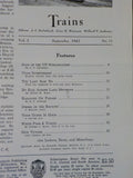 Trains Magazine 1942 September By rail across Lake Michigan Diesel in the Rockie