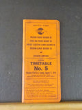Missouri Pacific Railroad Employee Timetable #5 1974 Aug 11