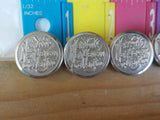 Button NYNH&H New York New Haven & Hartford Superior Lot of 5 Large Silver in co