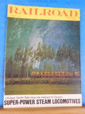 Railroad Magazine 1974 August Super-Power Steam Locomotives NH shortlines