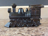 Steam Locomotive Metal Coin Bank 6 x 3 Railroad Train Bank 2-4-2