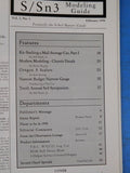 S/Sn3 Modeling Guide 1995 February Vol 3 #1 S Scale was S/Sn3 Buyers Guide