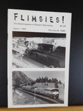Flimsies West Issue #164 February 8, 1994 News Magazine of Western Railroading