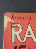 Railroad Stories Magazine 1933 January Erie Monon Cannon Ba