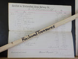 Hartford and Wethersfield Horse Railway Co. Charges Lot of 6:1878-1890