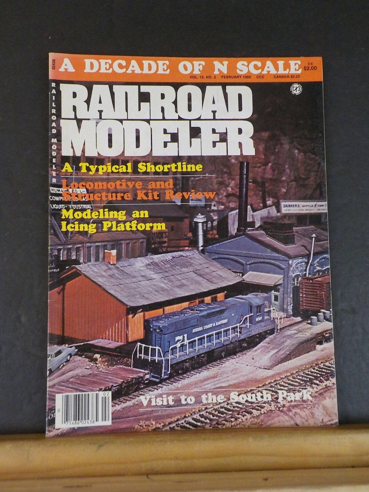 Railroad Modeler 1980 February V10#2 Model Icing platform Typical shor ...