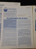 News from the National Association of Railroad Passengers 1982 COMPLETE YEAR Lot