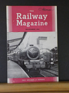 Railway Magazine 1961 December Metropolitan Railway at Watford Barking Station