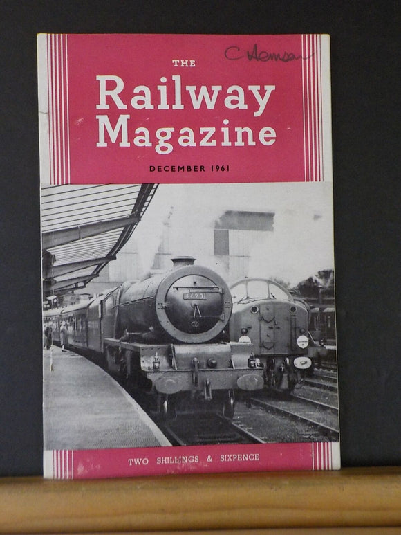 Railway Magazine 1961 December Metropolitan Railway at Watford Barking Station